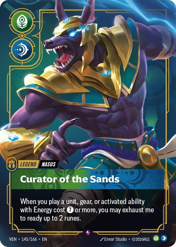 Nasus - Curator of the Sands 145/166 (Vendetta)  - Foil