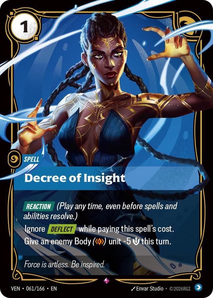 Decree of Insight 061/166 (Vendetta)  - Foil