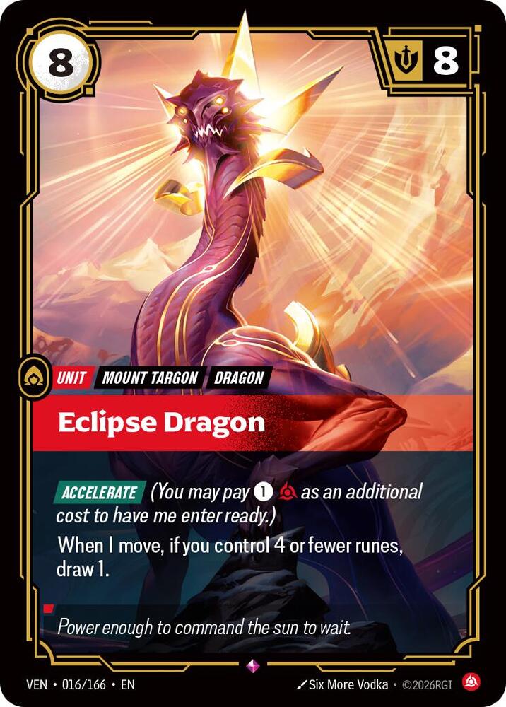 Eclipse Dragon 016/166 (Vendetta)  - Foil