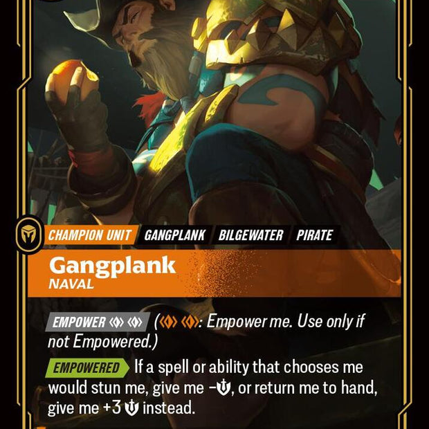 Gangplank - Naval 086/166 (Vendetta)  - Foil