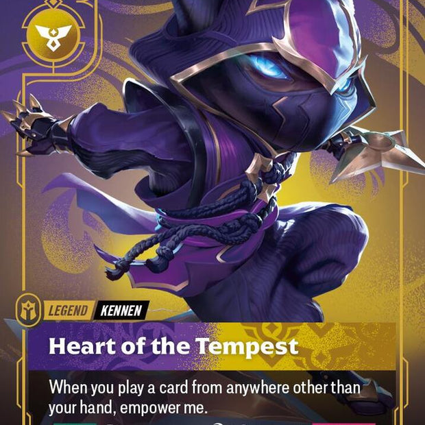 Kennen - Heart of the Tempest 155/166 (Vendetta)  - Foil