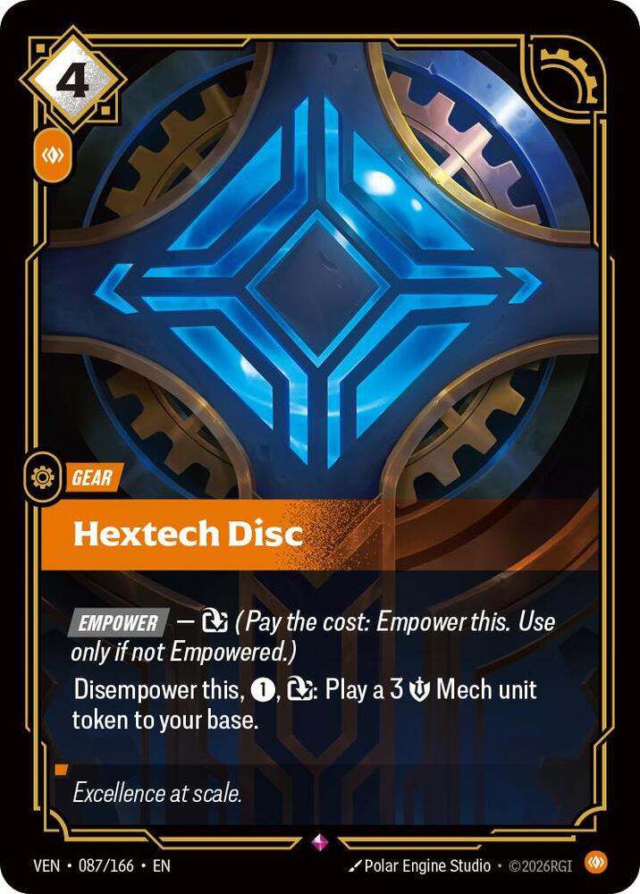 Hextech Disc 087/166 (Vendetta)  - Foil