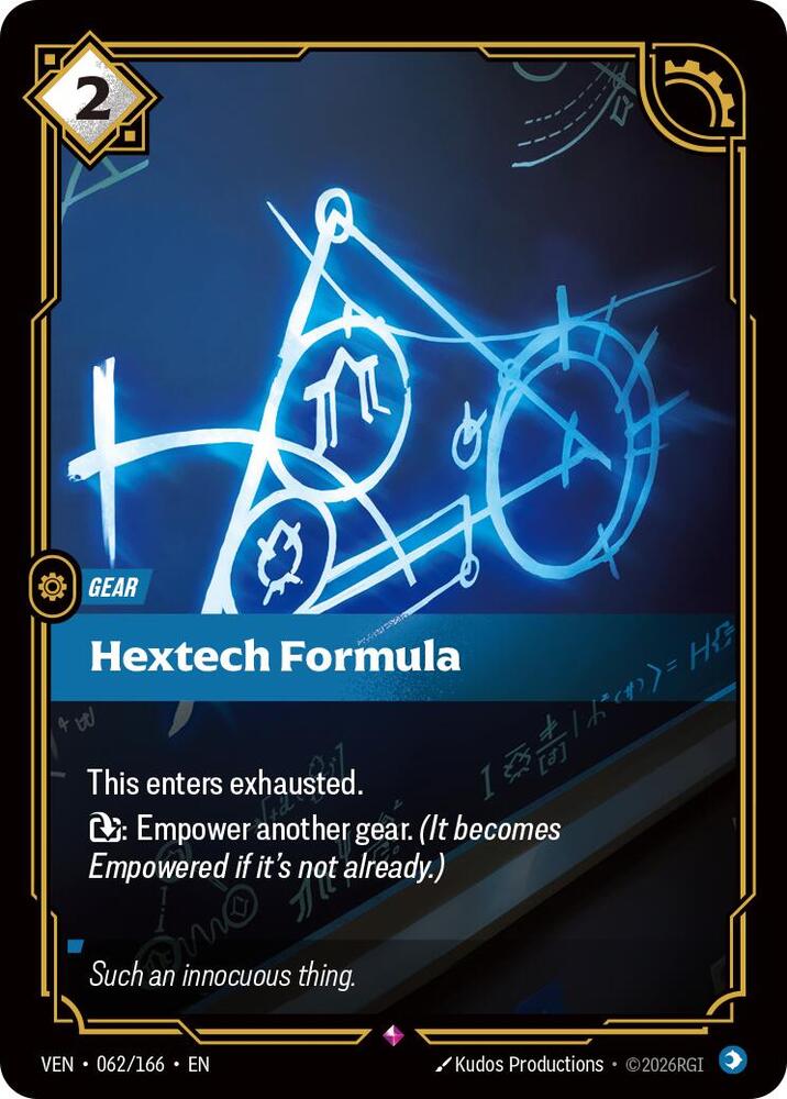 Hextech Formula 062/166 (Vendetta)  - Foil