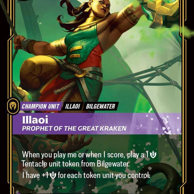 Illaoi - Prophet of the Great Kraken 109/166 (Vendetta)  - Foil