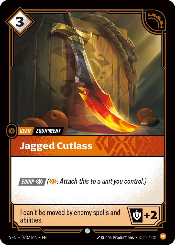 Jagged Cutlass 073/166 (Vendetta)  - Foil