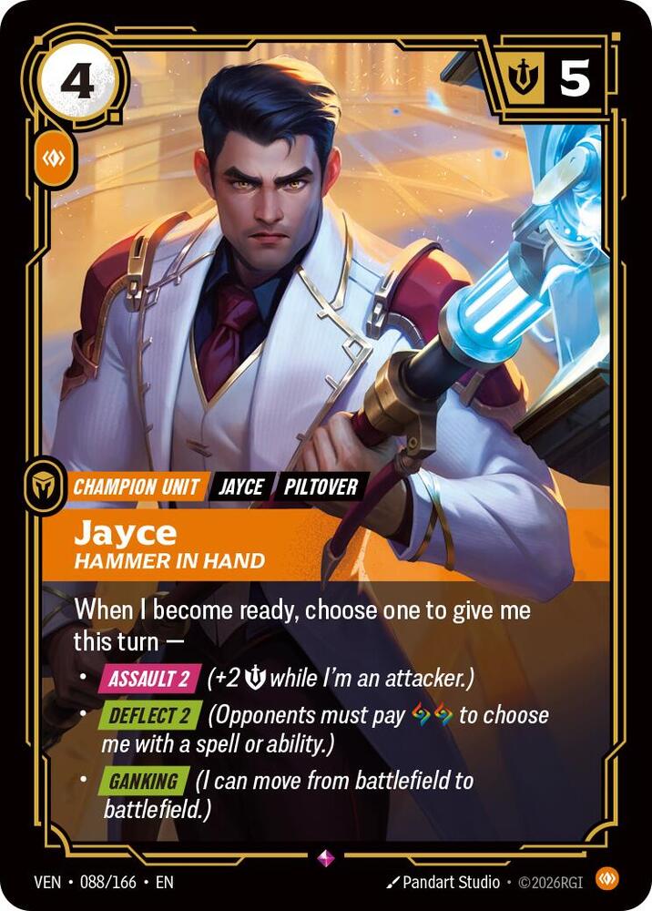 Jayce - Hammer in Hand 088/166 (Vendetta)  - Foil