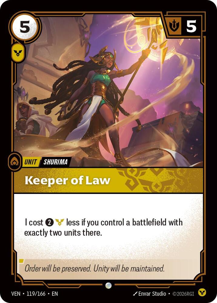 Keeper of Law 119/166 (Vendetta) 