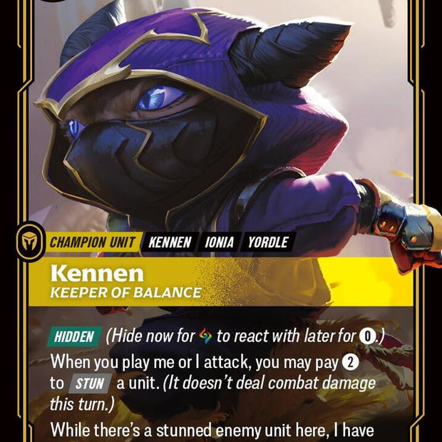 Kennen - Keeper of Balance 135/166 (Vendetta)  - Foil