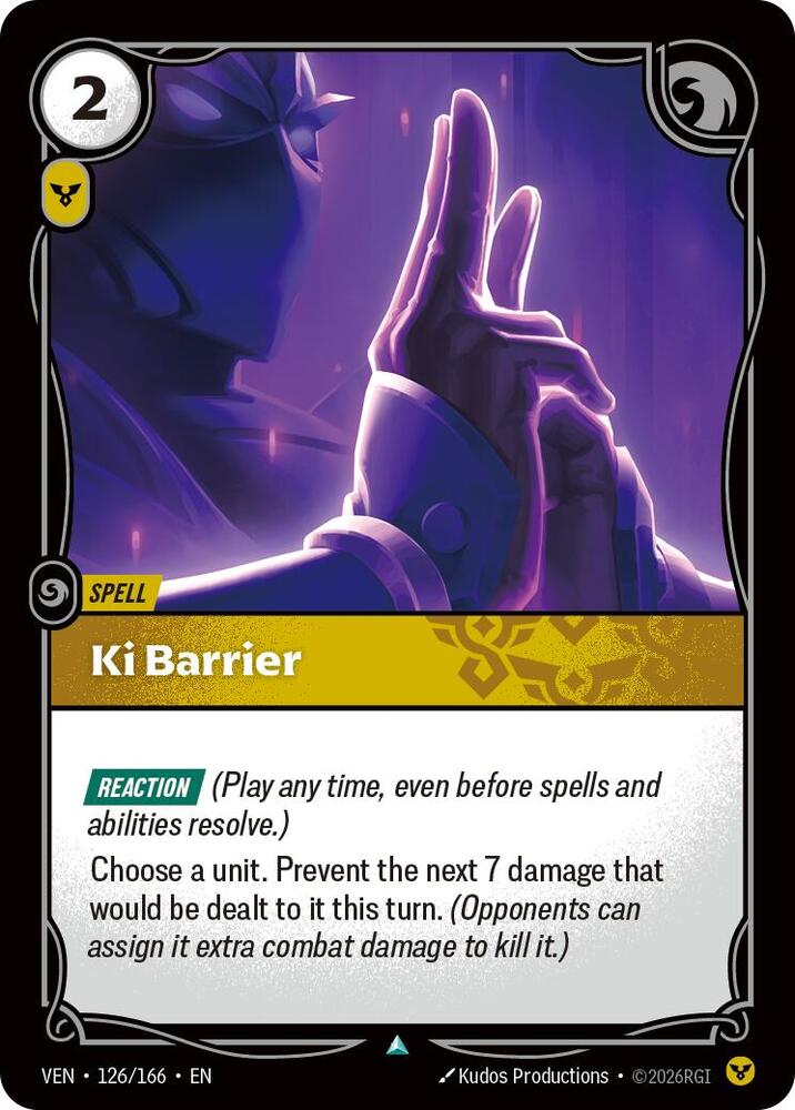 Ki Barrier 126/166 (Vendetta) 