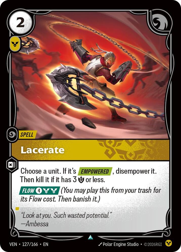 Lacerate 127/166 (Vendetta) 