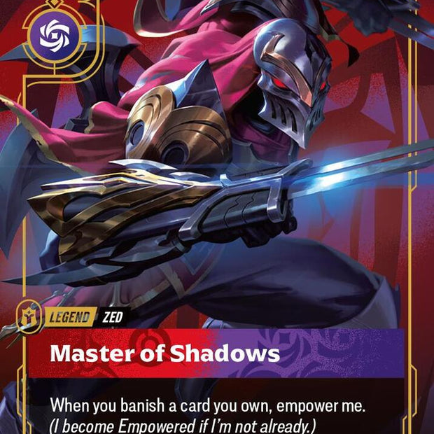 Zed - Master of Shadows 143/166 (Vendetta)  - Foil