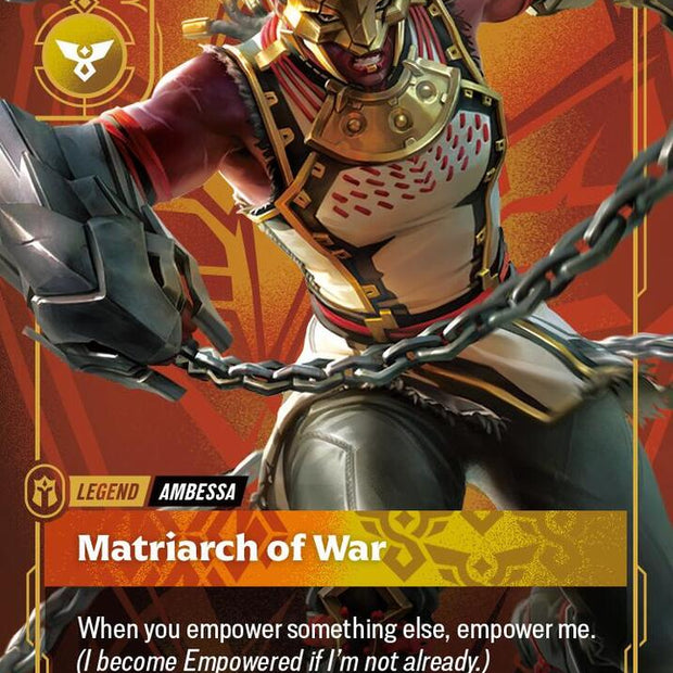 Ambessa - Matriarch of War 153/166 (Vendetta)  - Foil