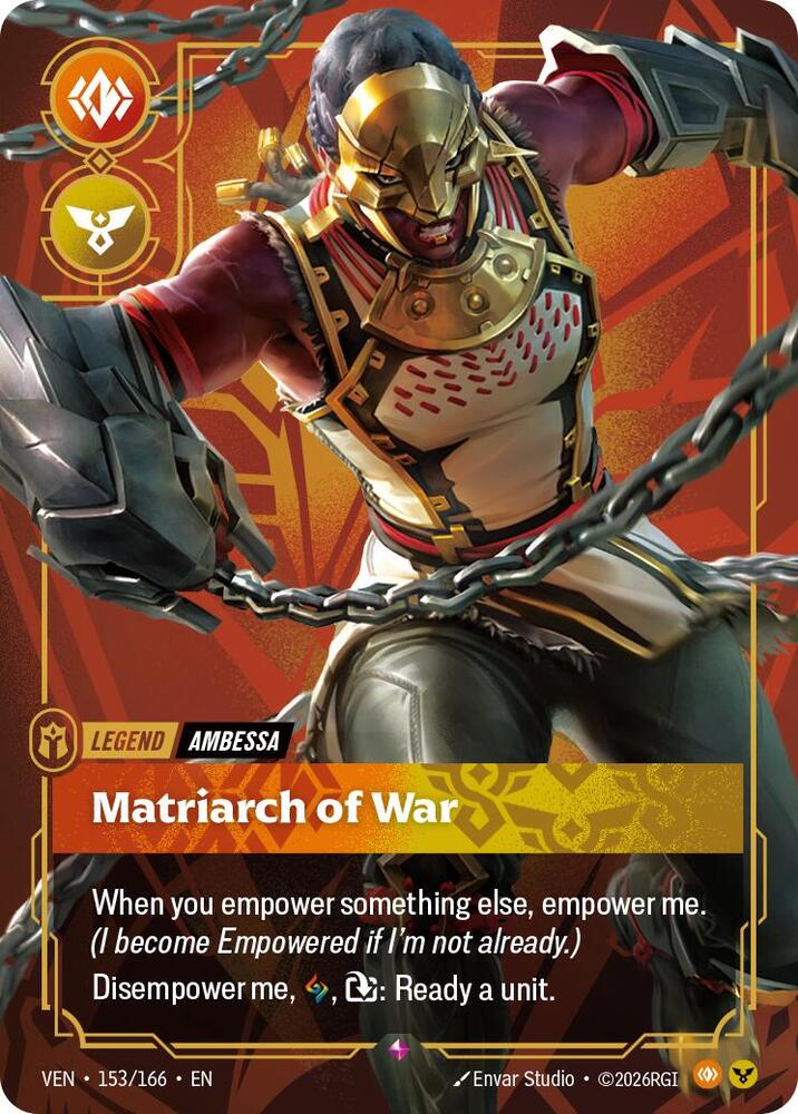 Ambessa - Matriarch of War 153/166 (Vendetta)  - Foil