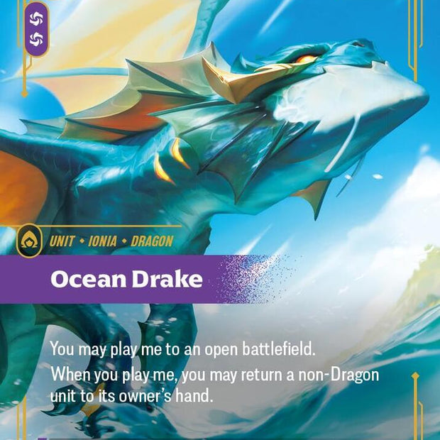 Ocean Drake 115/166 (Vendetta)  - Foil