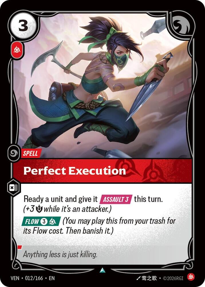 Perfect Execution 012/166 (Vendetta)  - Foil