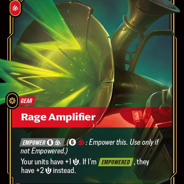 Rage Amplifier 018/166 (Vendetta)  - Foil