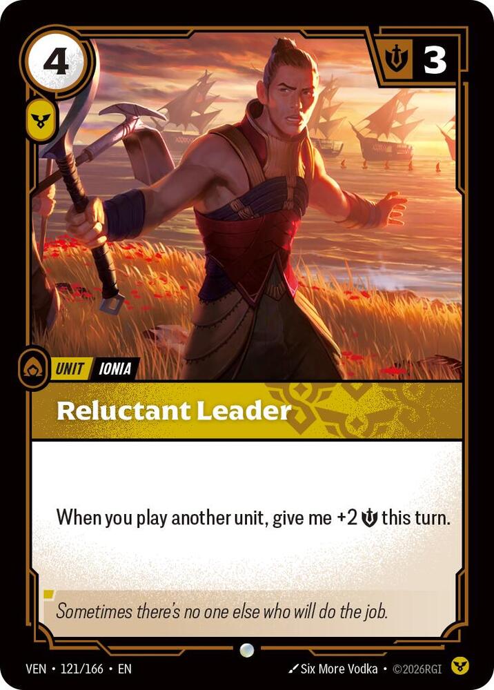 Reluctant Leader 121/166 (Vendetta) 