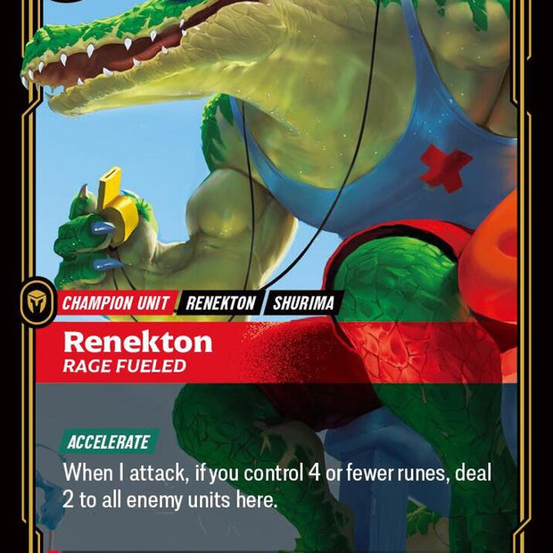 Renekton - Rage Fueled 019a/166 (Vendetta)  - Foil