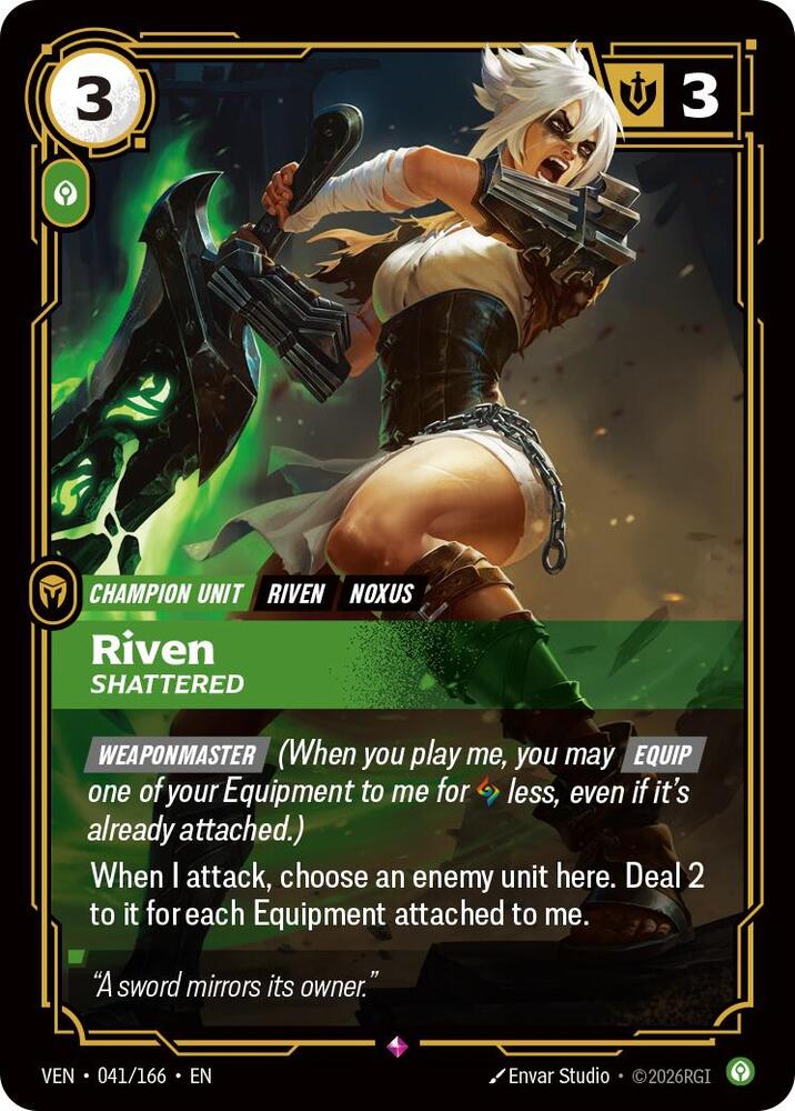 Riven - Shattered 041/166 (Vendetta)  - Foil