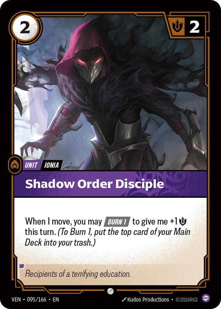 Shadow Order Disciple 095/166 (Vendetta) 