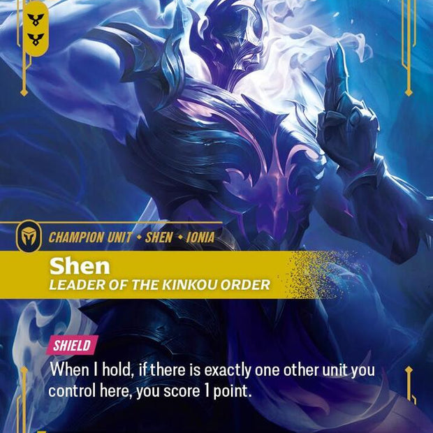 Shen - Leader of the Kinkou Order 138a/166 (Vendetta)  - Foil