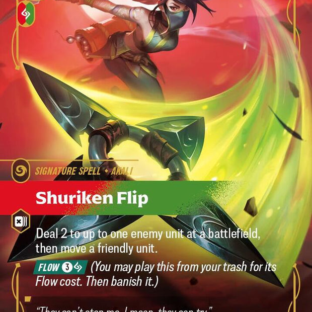 Shuriken Flip 140/166 (Vendetta)  - Foil