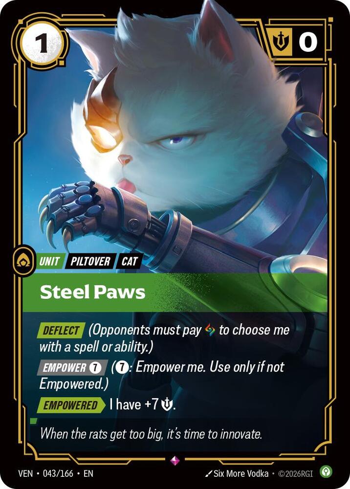 Steel Paws 043/166 (Vendetta)  - Foil