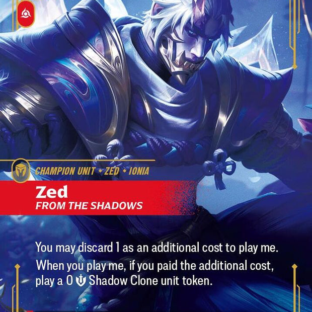 Zed - From the Shadows 023a/166 (Vendetta)  - Foil
