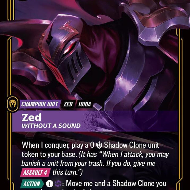 Zed - Without a Sound 112/166 (Vendetta)  - Foil