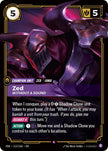 Zed - Without a Sound 112/166 (Vendetta)  - Foil