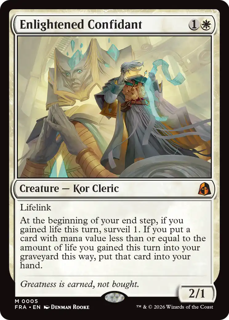Enlightened Confidant 5 (Reality Fracture)  - Foil