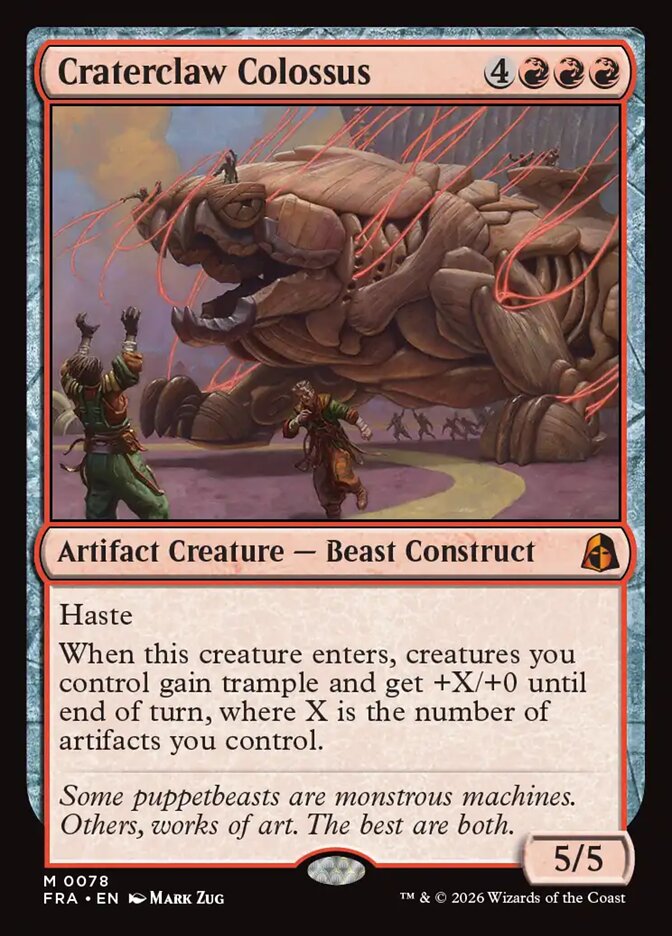 Craterclaw Colossus 78 (Reality Fracture) 