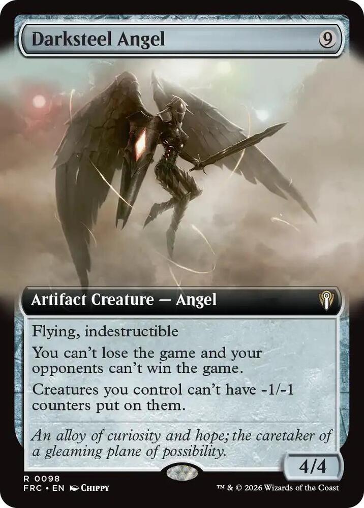 Darksteel Angel 98 (Commander: Reality Fracture)  - Extended Art