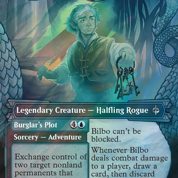 Bilbo, Luckwearer // Burglar's Plot 254 (The Hobbit)  - Showcase Surge Foil