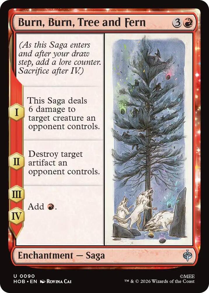 Burn, Burn, Tree and Fern 90 (The Hobbit) 