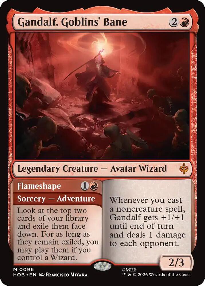 Gandalf, Goblins' Bane // Flameshape 96 (The Hobbit) 
