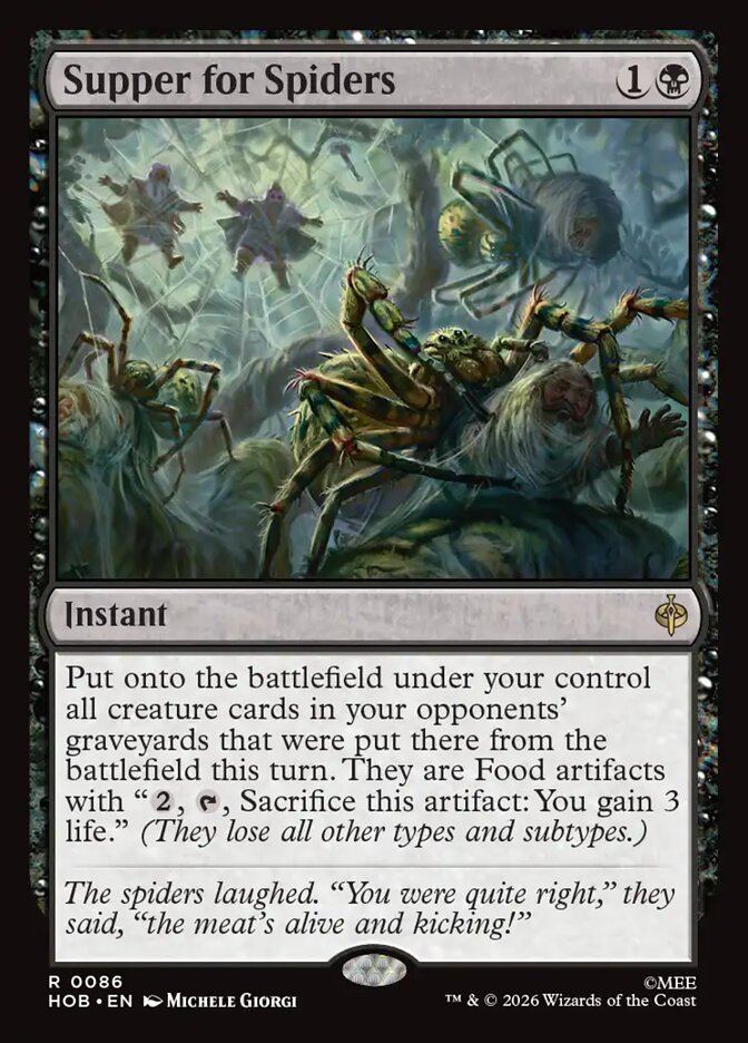 Supper for Spiders 86 (The Hobbit)  - Foil