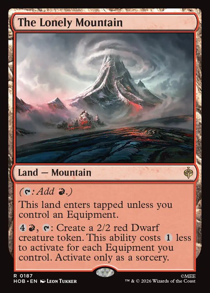 The Lonely Mountain 187 (The Hobbit)  - Foil