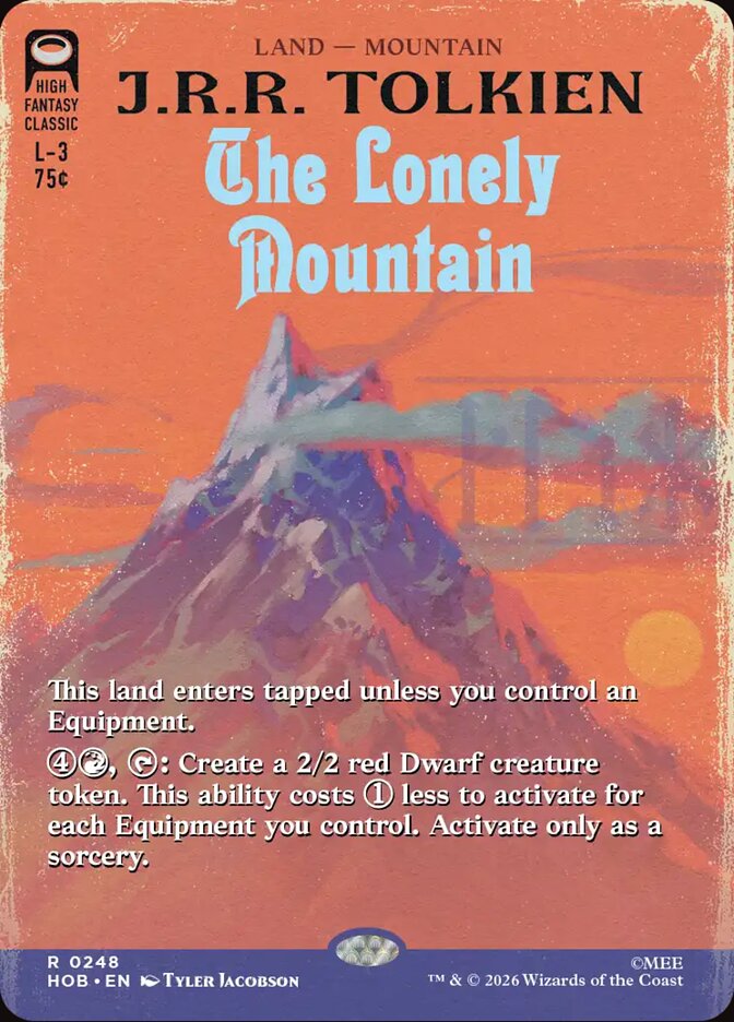 The Lonely Mountain 248 (The Hobbit)  - Borderless