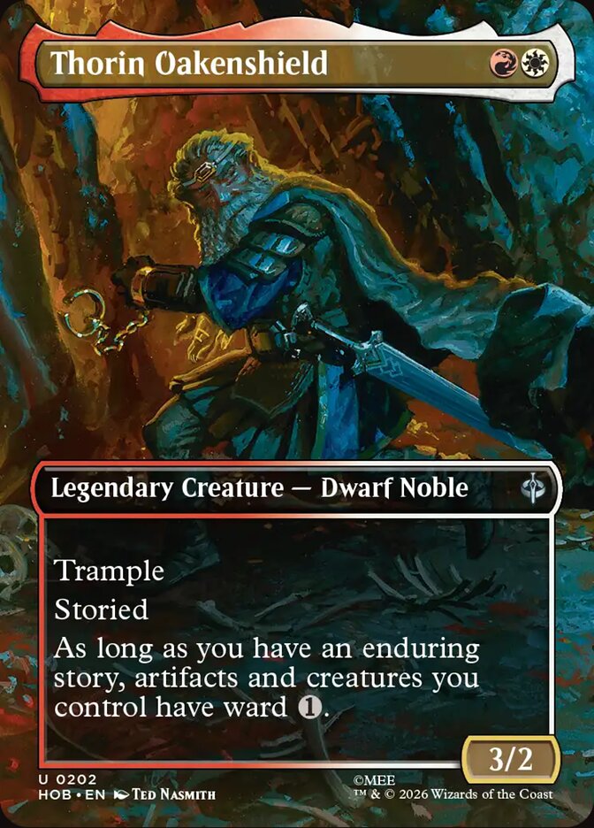 Thorin Oakenshield 202 (The Hobbit)  - Borderless Foil