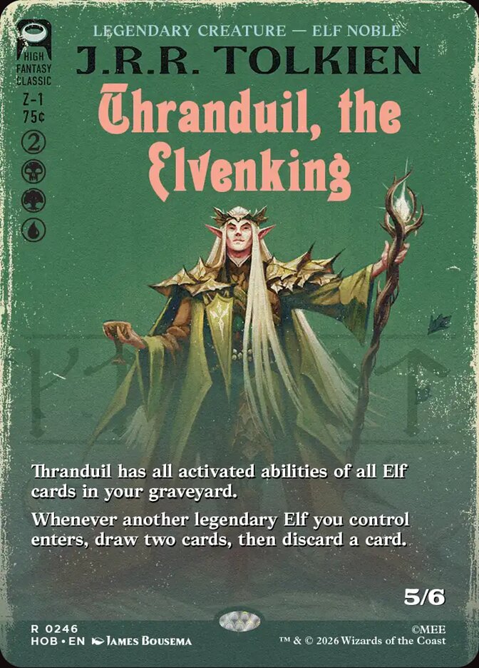 Thranduil, the Elvenking 246 (The Hobbit)  - Borderless