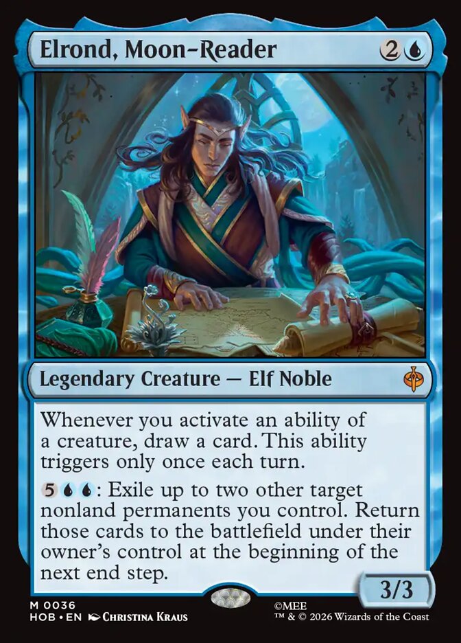 Elrond, Moon-Reader 36 (The Hobbit)  - Foil