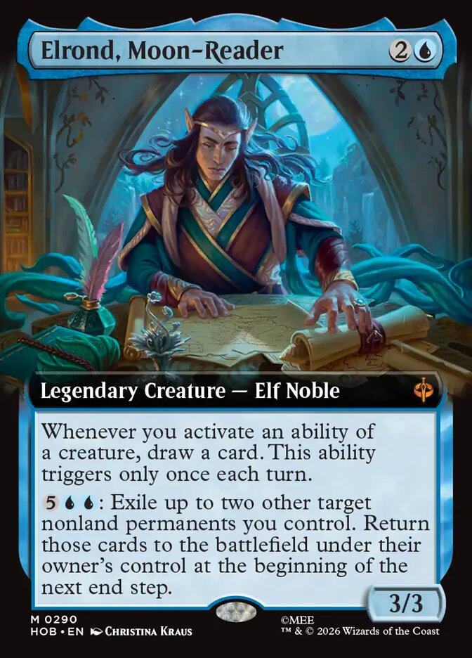 Elrond, Moon-Reader 290 (The Hobbit)  - Extended Art
