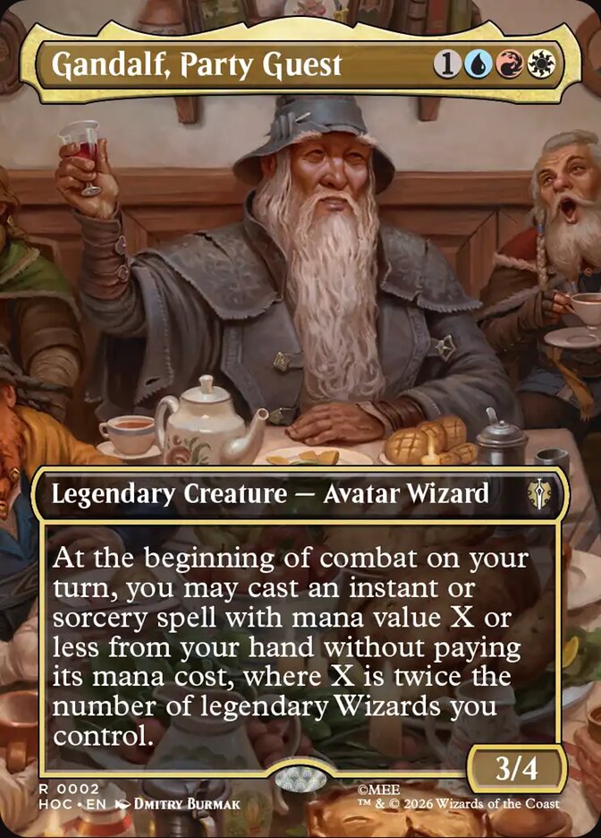 Gandalf, Party Guest 2 (The Hobbit: Eternal-Legal)  - Borderless