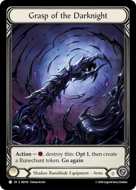 Grasp of the Darknight IAR109 (Usurp the Shadow Throne)  - Extended Art Cold Foil