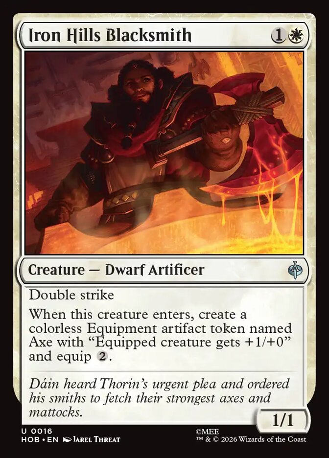 Iron Hills Blacksmith 16 (The Hobbit)  - Foil