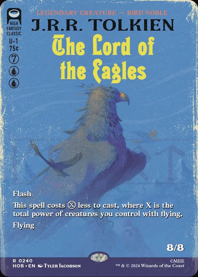 The Lord of the Eagles 240 (The Hobbit)  - Borderless Foil