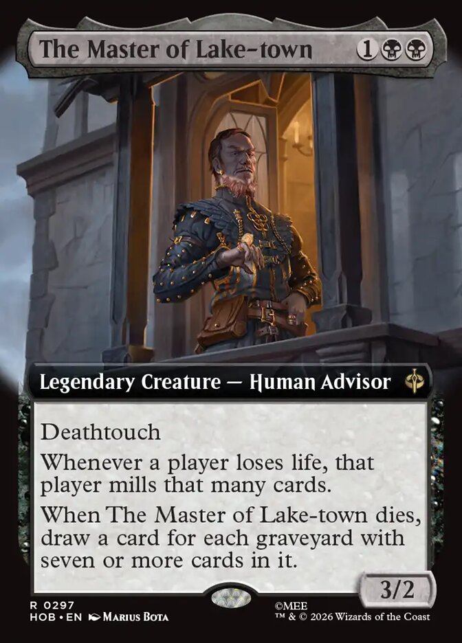The Master of Lake-town 297 (The Hobbit)  - Extended Art Foil