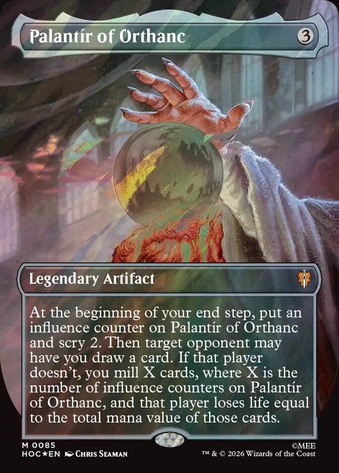 Palantír of Orthanc 85 (The Hobbit: Eternal-Legal)  - Borderless Surge Foil
