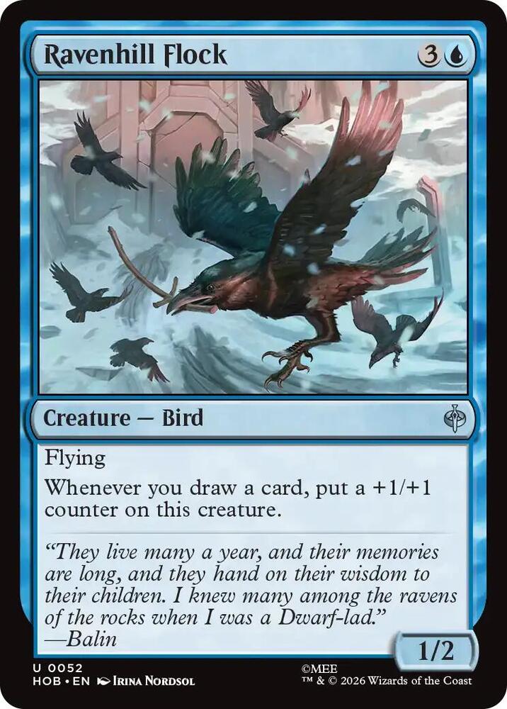 Ravenhill Flock 52 (The Hobbit)  - Foil